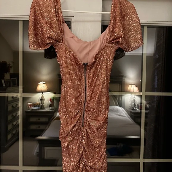 HELLO MOLLY Sparkly pink dress - Picture 4 of 4